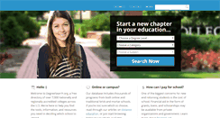 Desktop Screenshot of degreesearch.org
