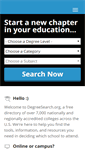 Mobile Screenshot of degreesearch.org